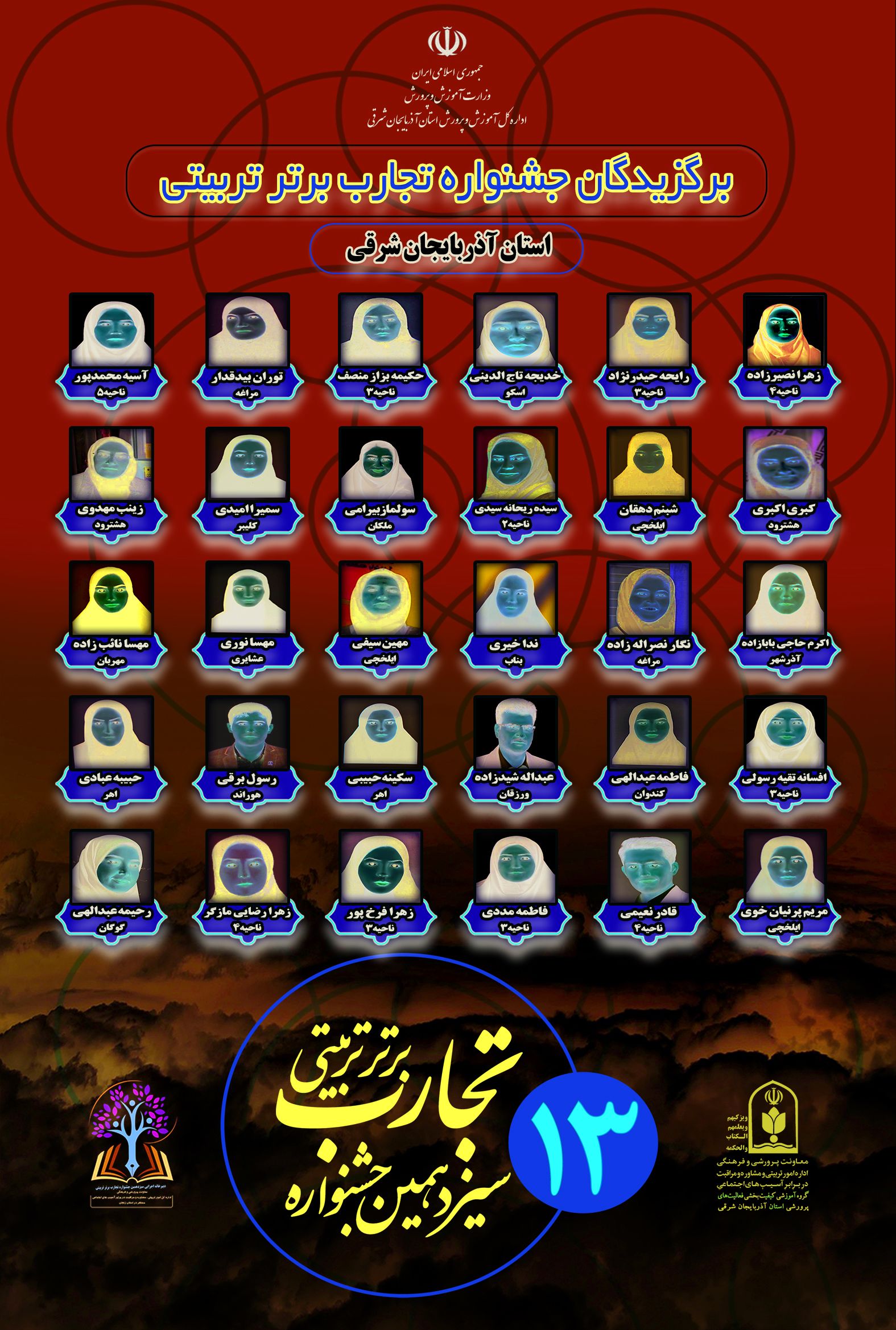 معرفی برگزیدگان آذربایجان‌شرقی در جشنواره تجارب برتر تربیتی