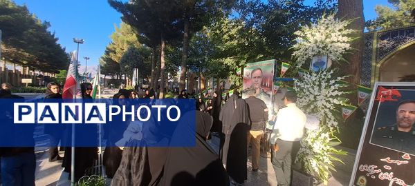 چهلم شهید امنیت هادی میر آبادی در بهشت فضل نیشابور 