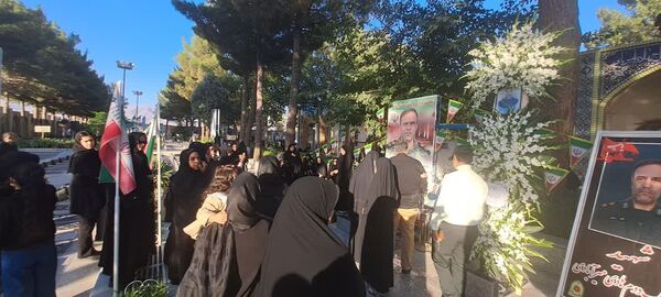 چهلم شهید امنیت هادی میر آبادی در بهشت فضل نیشابور 