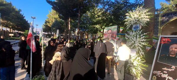 چهلم شهید امنیت هادی میر آبادی در بهشت فضل نیشابور 