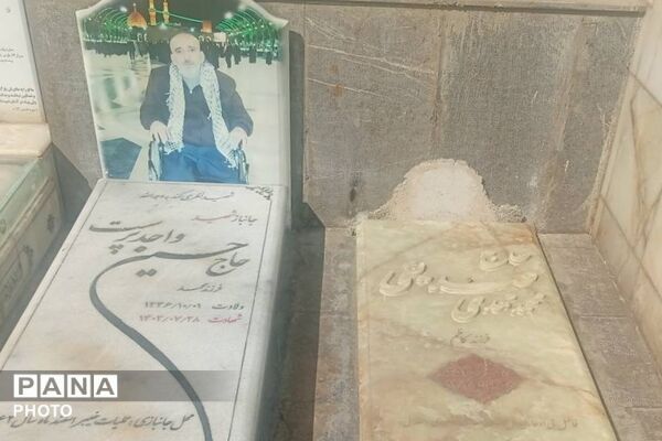 تجدید میثاق دانش‌آموزان مدرسه ایثار با آرمان‌های شهدا