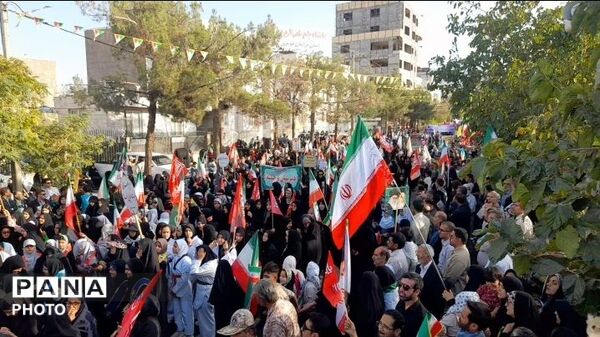 رزمایش جانفدایان ایران در شهرستان بیرجند