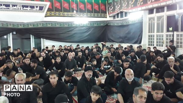 طنین نوای عاشورا در تکیه‌ها و هیئت‌های روستای فدافن