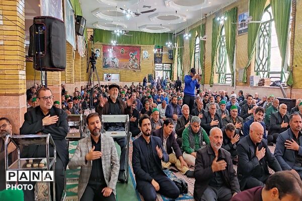 مراسم عزاداری شهادت امام جعفر صادق علیه السلام در حسینیه شهربار