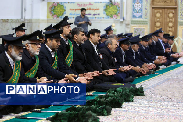 آیین خطبه خوانی خادمان حرم حضرت معصومه(س) به مناسبت روز قم