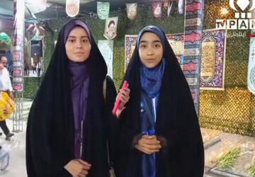 مراسم هفته وحدت در جوار شهدا در سومین حرم اهل بیت(ع)