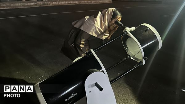 برگزاری اردوی علمی نجوم در دبیرستان پروین اعتصامی حاجی آباد