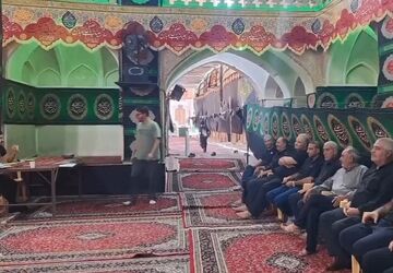 خیمه سبز حسینی زواره میزبان داوطلبان جامعه پزشکی شد