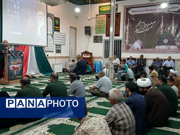 یادواره شهدای شهرستان خلیل‌آباد در مسجد نبی 