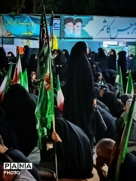 خاص ترین قاب های محرم خیابانی کاشمر