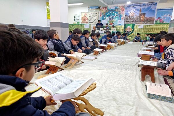 محافل انس با قرآن در ماه مهمانی خدا در مدارس بهبهان