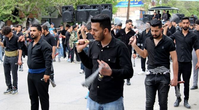 عزاداری باشکوه شهادت امام صادق (ع) در نیشابور