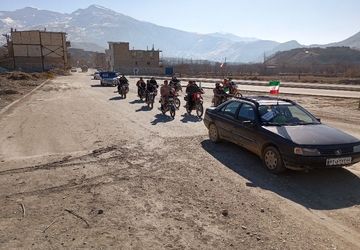 رژه موتوری و خودرویی درشهر بار 