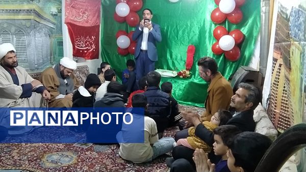 جشن میلاد طفل شش ماهه کربلا در هیئت علی‌اصغری فداف