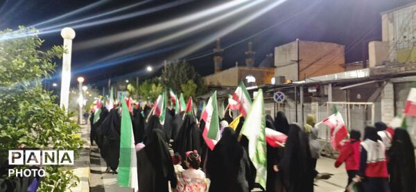 راهپیمایی گسترده در حمایت از جمهوری اسلامی ایران