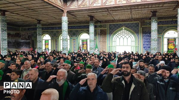 مراسم گرامیداشت چهلم امام شهید در گلزار شهدای  شهر بار نیشابور-۲