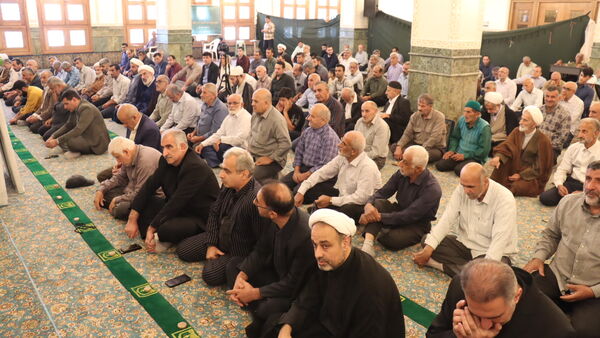 نماز جمعه باشکوه بندپی شرقی با سخنرانی رئیس آموزش و پرورش منطقه