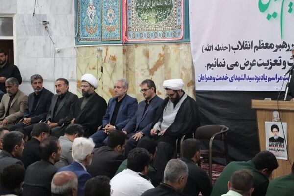 گرامیداشت شهدای‌خدمت در مسجد جامع شهرستان قروه
