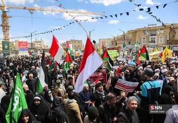 راهپیمایی روز قدس در فیروز آباد