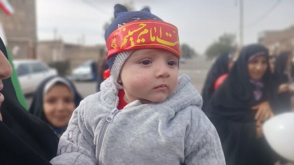 راهپیمایی 22 بهمن در روستای صرم قم
