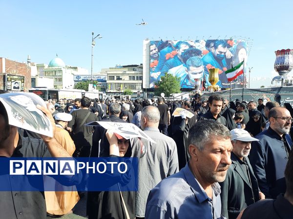 وداع با سید الشهدا خدمت