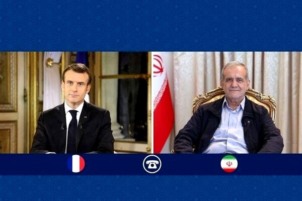گفت‌وگوی تلفنی ماکرون و پزشکیان درباره تنگه هرمز