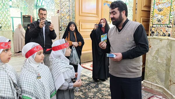 تجدید پیمان با شهدای امامزاده عمادالدین در شهرستان رباط کریم