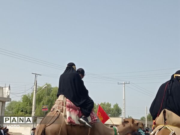 شکوه ارادت نسل نو در همایش پیاده‌روی «جاماندگان اربعین» روستای کنارترش