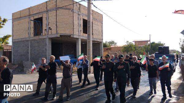 شورِ ارادت؛ رباط مراد در قاب تشییع نمادین رهبر شهید انقلاب