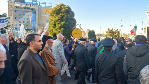 خروش امت حزب الله مشهد ۲۲ دی ماه