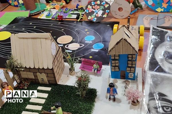 نمایشگاه طرح جابر در دبستان شهید مجید مجیدی ناحیه دو شهرری 