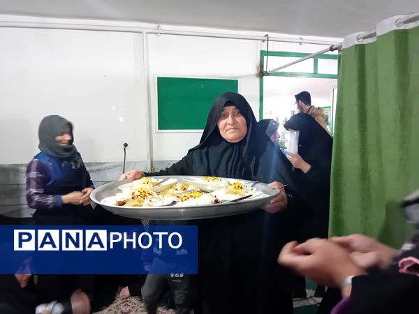 مراسم ایام فاطمیه در مسجد پنج تن آشخانه