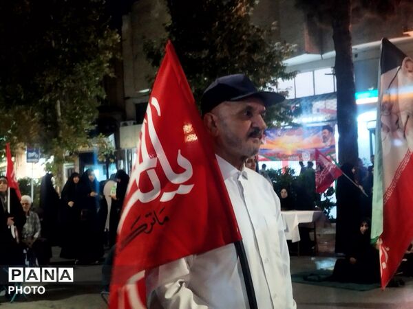 فریاد خون‌خواهی در نیشابور؛ برگزاری دویست و یازدهمین شب از اجتماع مردمی
