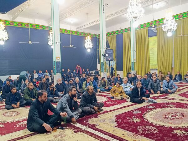 عزاداری شب شهادت حضرت فاطمه(س) در شهرستان خلیل آباد 