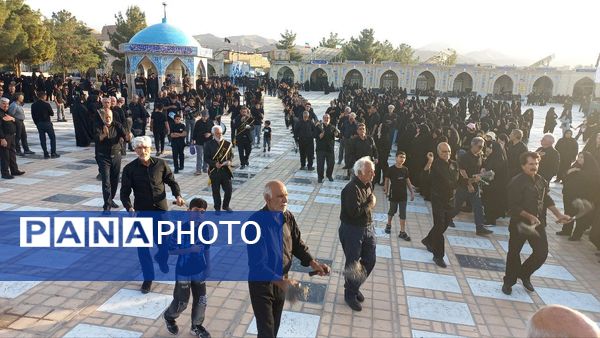 عزاداری هیئت‌های مذهبی در بارگاه منور امام زاده محمد عابد کاخک