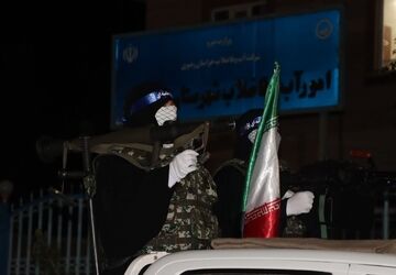 حضور پرشور دختران جان‌فدا در اجتماع شبانه شهرستان رشتخوار