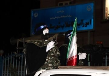 حضور پرشور دختران جان‌فدا در اجتماع شبانه شهرستان رشتخوار