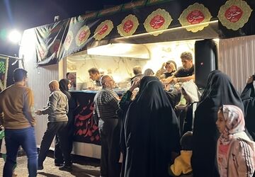 موکبی که به عشق حضرت فاطمه برپا شد