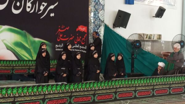 مراسم شیرخوارگان حسینی در مصلی بزرگ امام علی(ع) شهرستان ساوه