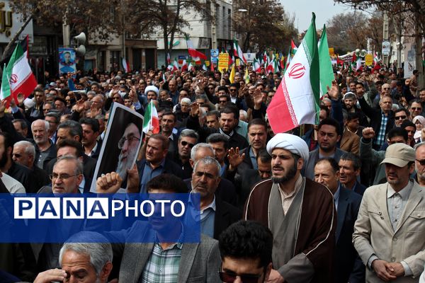 راهپیمایی روز قدس در زنجان 