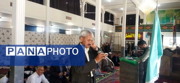 استقبال مردم شهر تیتکانلو از پرچم امام رضا(ع)