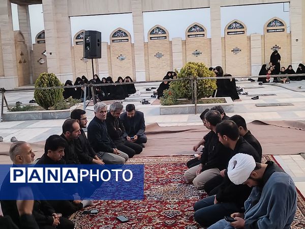 عزاداری روز دوم محرم در گلزار شهدای درق 