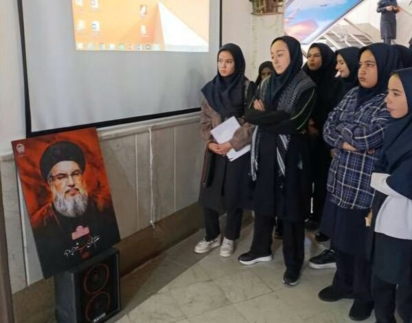 گرامیداشت یاد شهید مبارز سید حسن نصرالله در ناحیه یک مشهد