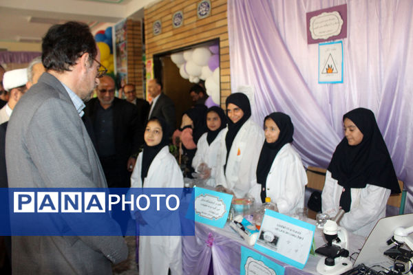 نمایشگاه طرح جابر در مدرسه باباییان ناحیه یک قم