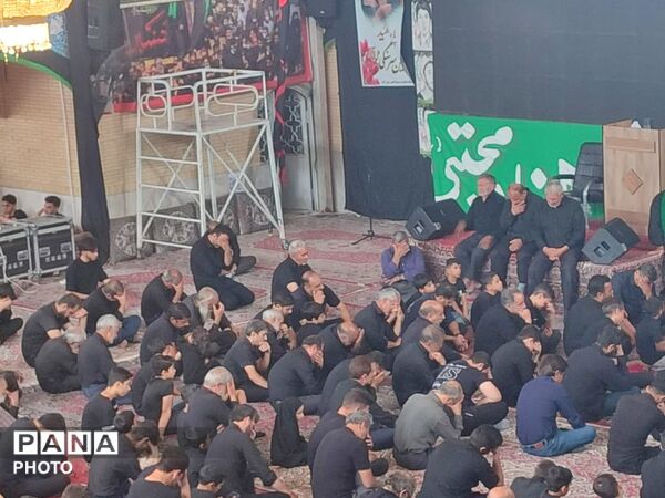 مراسم عزاداری رحلت پیامبر اکرم و شهادت امام حسن مجتبی در روستای علی آباد 