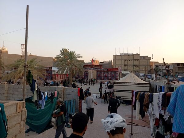 حرکت کاروان پیاده شهدای شهرستان خانمیرزا در اربعین حسینی