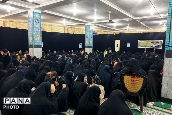 اجتماع بزرگ مردم قلعه رئیسی در پی شهادت رهبر معظم انقلاب 