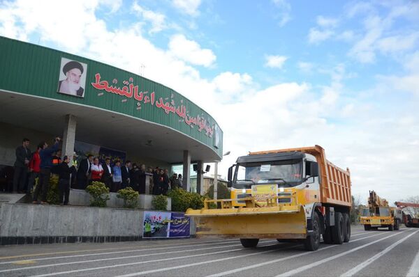 برگزاری رزمایش طرح زمستانه پلیس‌راه فرماندهی انتظامی استان گلستان