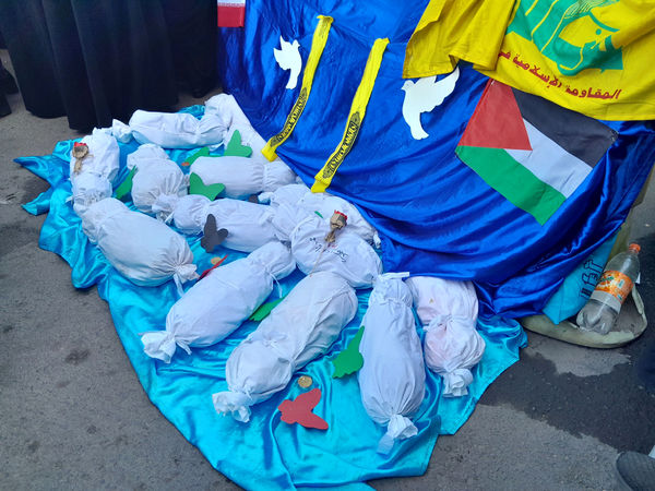 راهپیمایی روز قدس همراه با تشییع پیکر شهید صداقت در قم