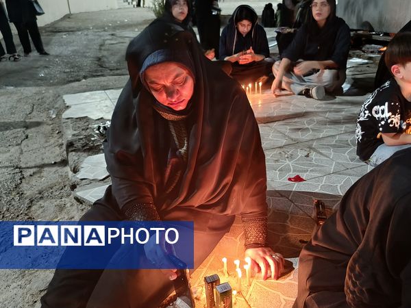 شام غریبان در امامزادگان سید محمد و سید نظام الدین شهرستان حاجی‌آباد